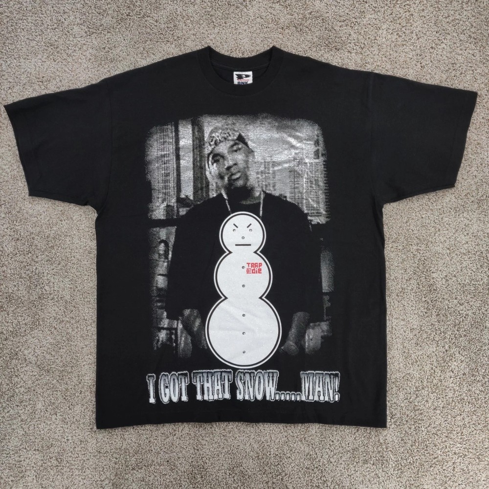 Vintage Young Jeezy Shirt, Trap or Die Snowman
