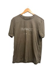 Men’s Medium Light Grey Hurley Short Sleeve Shirt tee surf skate streetwear Cali