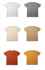 NON STOCK Mens Crew Neck Tubular Tee Plain Cotton Vintage TUBE Shirt Casual Tops