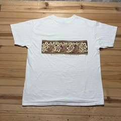 Vintage 1998 Hawaiian Tradition Ukulele Floral Beach Tropical Souvenir Shirt XL