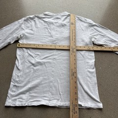 Rag & Bone Classic Henley Shirt Mens Size Small White Peruvian Cotton