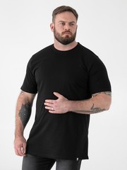 D555 Duke Big Mens Black Crew Neck T-Shirt 5 Pack Multipack 2XL-10XL