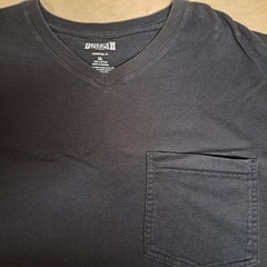 3 Shirt Lot-Duluth Mens Short Sleeve Cotton Crew Neck Redhead Henley Shirt Pockt