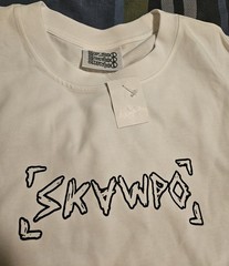 SKAWPO Harmful Effects Of Fentanyl Manga/Anime Graphic Print White T-Shirt Large