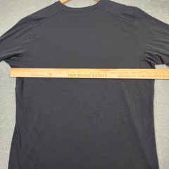 Arcteryx Shirt Mens Large Black Ionia Merino Wool Base Arcword Outdoors Hiking *