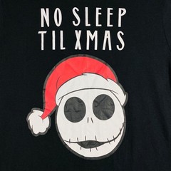 Disney Nightmare Before Christmas T-Shirt Mens Med Black Jack Skellington Xmas