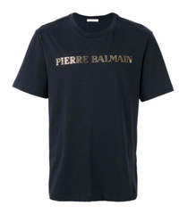 Pierre Balmain Mens Iconic Top Logoshirt Gold Logo Shirt Kurzarm T-Shirt 52 XL