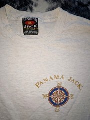 Panama Jack Men’s White Nautical Graphic Logo Crew Neck Cotton Knit Tee XL