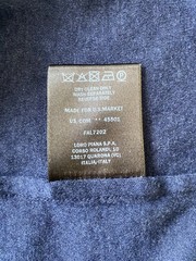 Loro Piana Philion T-Shirt Chasmere & Silk Size Large Ombre Blue (NWOT) ~$1,5700