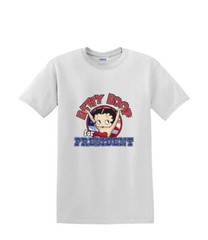 T-Shirt S to 2XL 3XL – BETTY BOOP -for PRESIDENT – Fun Humor Adult