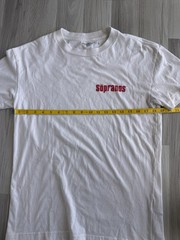 RARE! Abercrombie Fitch HBO The Sopranos L Gangster Mafia Family White T-Shirt