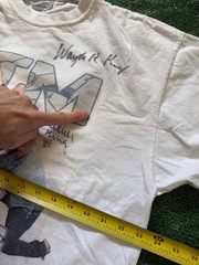 Acrylic Tank MFG Tanked TV Show White Graphic Shirt Mens XL ATM Signed