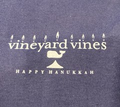Vineyard Vines Happy Hanukkah Shirt Mens Large Blue Graphic NWT, $49.50 MSRP