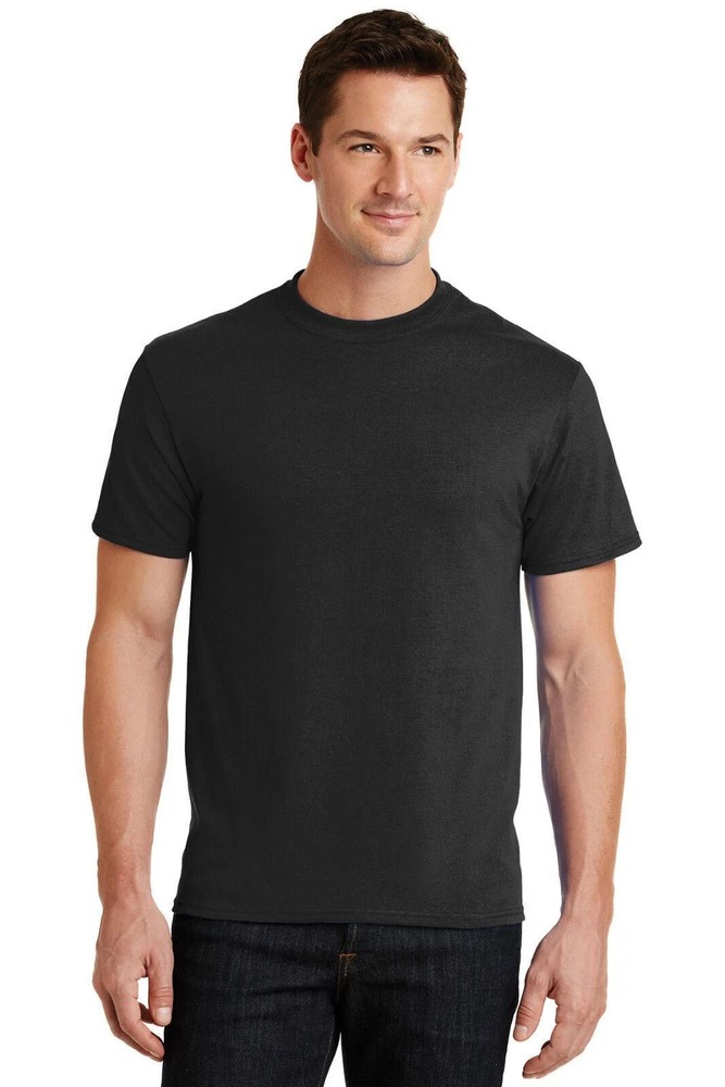 Port & Company PC55 Men’s Cotton/Poly Core Blend 50/50 T-Shirt S-6XL Plain Tee