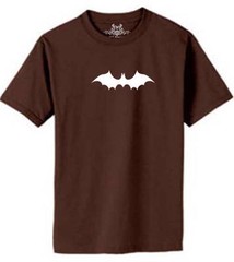 NW MEN’S PRINTED BAT GLOW IN THE DARK FUNNY HIPSTER GRAPHIC COTTON T-SHIRT