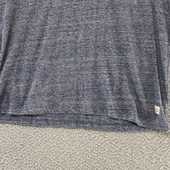 Marine Layer Shirt Mens Medium Blue Re-Spun Stripe Pocket Tee Soft Lightweight