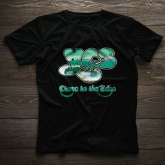 Yes Band Close To The Edge Album Logo Black T-Shirt HD454