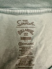 Billabong x The Simpsons Couch Family Graphic Tee Men’s Large Mint Green