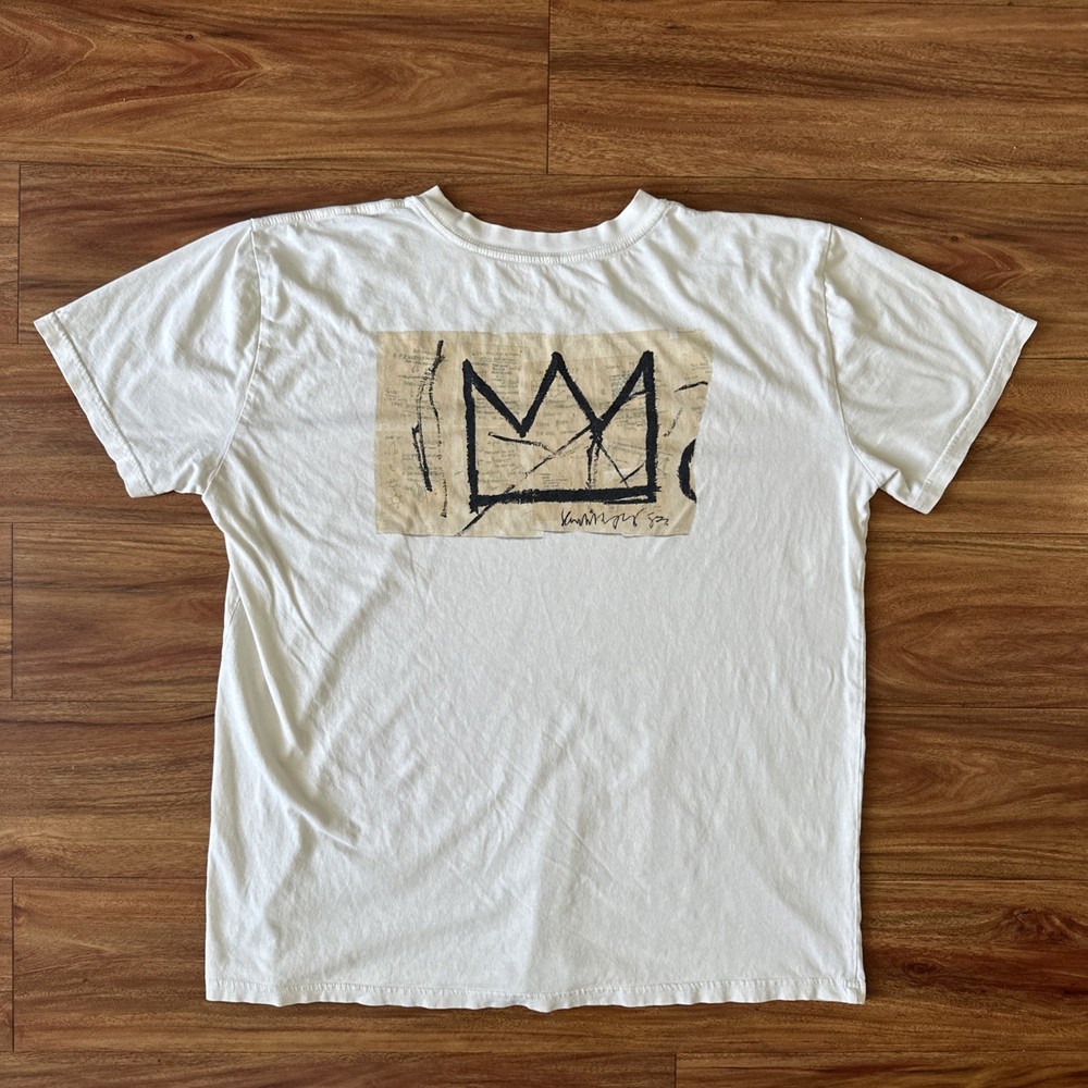 Jean Michel Basquiat Size Adult XXL (Fit M-L) Slightly Smaller T-Shirt Natural