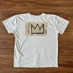 Jean Michel Basquiat Size Adult XXL (Fit M-L) Slightly Smaller T-Shirt Natural