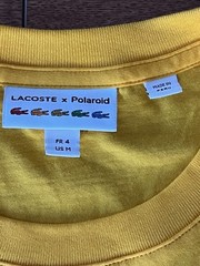 Men’s Lacoste x Polaroid Breathable Thermosensitive Badge T-shirt