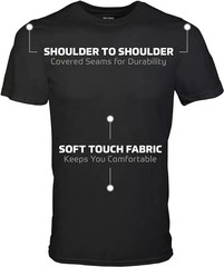 Gildan L (10-pack) Black Solid Heavy Cotton Short Sleeve Blank T-Shirt L
