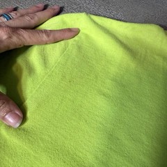 Volcom Stone Zoom Colors 3-D Tee Mens Large Neon Green T-Shirt