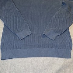 Cotton Knitted Textured Crew Neck Sweater-L-Tailored Athlete