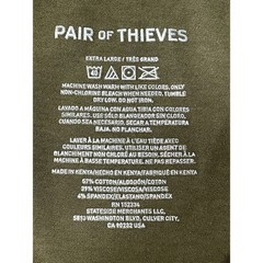 Pair Of Thieves Cotton Viscose Short Sleeve T Shirt Men’s XL Solid Green Olive