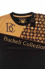 Men’s Bucheli T Shirt,Soft Cotton,Stretch,Italian Style M……B1.B