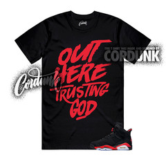 6 Infrared Salesman Black Light Crimson Solar Red T Shirt Match TG