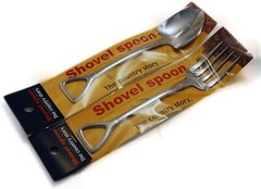 eve-mode The country story Scoop Shovel Spoon & Fork Large Stainless Steel