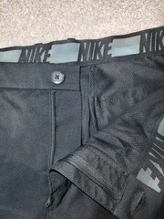 Nike Golf Shorts Mens Black Dri-Fit Performance Stretch Flat Front