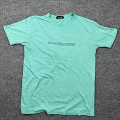 Array The Original Sports T-Shirt Men XXL Fits Large Teal Graphic Stained AS IS