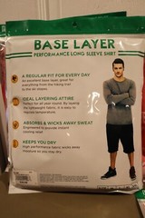 6 Men’s Athleticool Performance T-Shirt Base Layer XL Long Sleeve Crew Neck