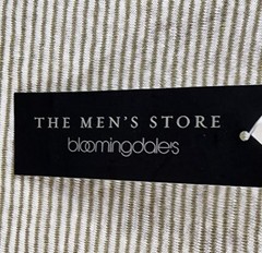 The Men’s Store at Bloomingdale’s Linen T-Shirt Men’s XL Mermaid Striped
