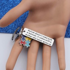 Autism Mom Keychain Autism Awareness Gifts Autism doesn’t Come with a Manual …