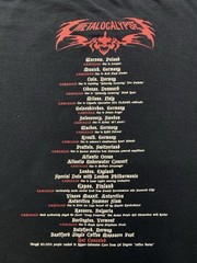 Vintage Dethklok Tour Tee Shirt Size 2XL Y2k Metal Adult Swim Metalocalypse