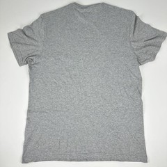 Sun + Stone Men’s Whitney Chest Stripe T-Shirt in Grey-XL