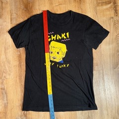 Chaki Very Funky’ Aicd LSD eyes Shrooms Face Punk Soft Feel Shirt Grunge sz Med