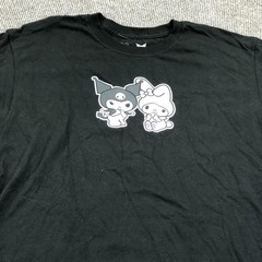 My Melody Kuromi Bioworld Shirt Mens Medium Black Sanrio Graphic Tee Tagless