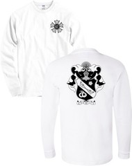 Sigma Nu Fraternity Crest Long Sleeve Sig Nu Shirt – MANY COLORS