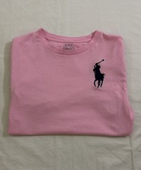 Polo Ralph Lauren Mens Pink Big Pony Crewneck T-Shirt Short Sleeve #3 XL 18-20