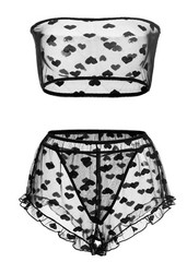 Womens Lingerie Bodysuit 3 Pieces Lace Top and Panty Set Chemise Nightwear,La…