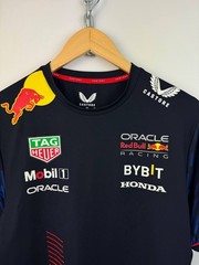 Castore Oracle Red Bull Racing F1 Mens 2023 Team Tshirt Navy Blue Size M
