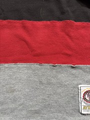 Vintage Y2K Avirex Striped Thermal Hip Hop Rap Skate 2000s Shirt Men’s Size XL