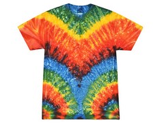 Tie Dye T-Shirts Multi-Color Kids & Adult 100% Cotton Colortone
