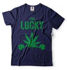 Very Lucky Irish Marijuana 420 Weed Shirt St. Patricks Day Shirt Weed lover gift
