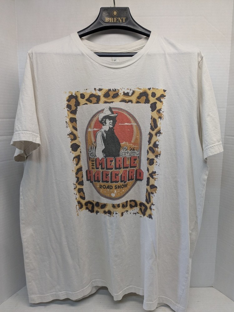 Vtg Merle Haggard Road Show Shirt Unisex Concert S to 5XL AC207