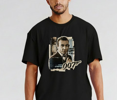 James Bond 007 CUSTOM T-Shirt Size S-5XL
